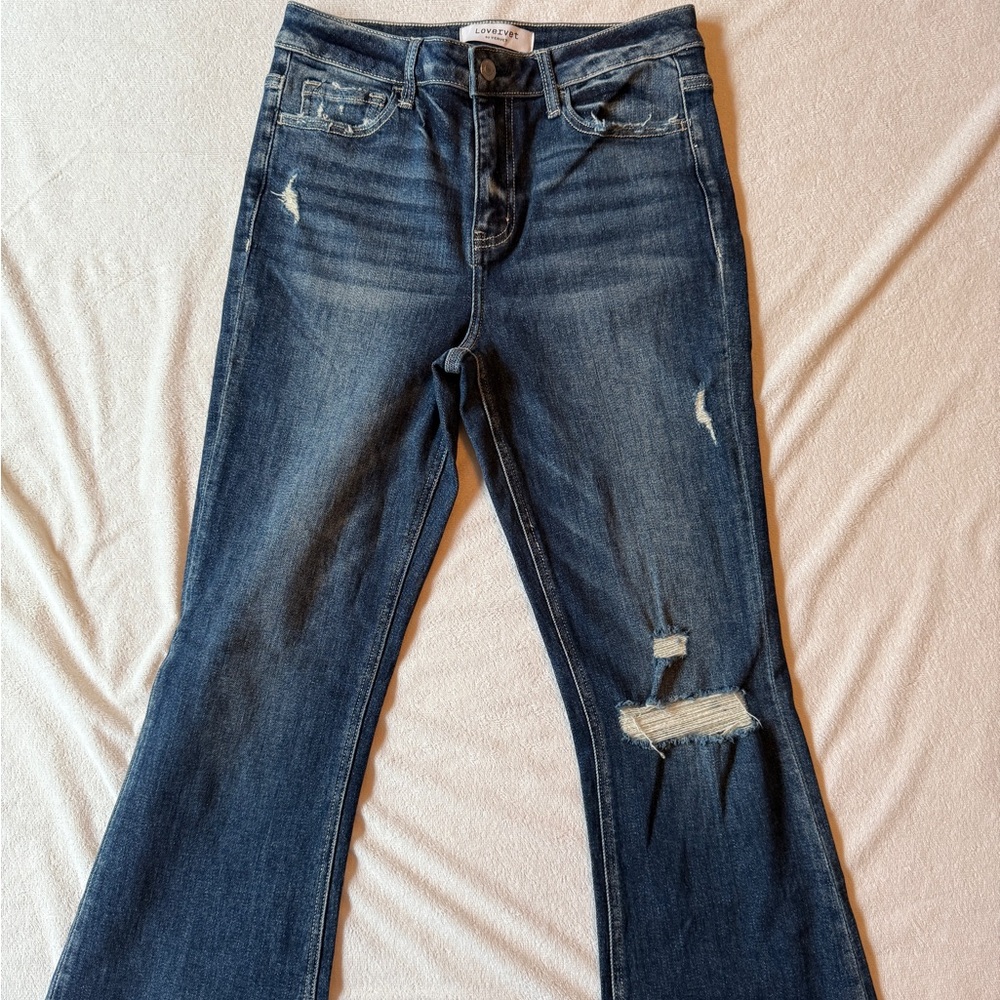 Lovervet distressed Flare Jeans